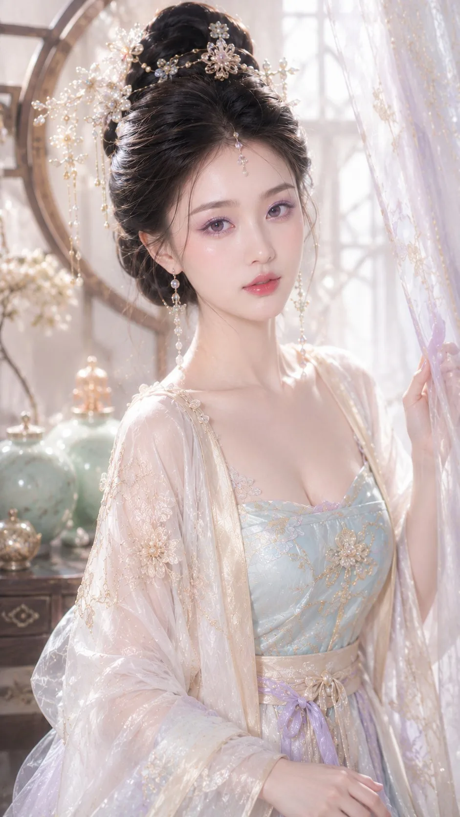 การแต่งหน้าสไตล์จีนโบราณ: เมคอัพดิวอี้สีพลัมเบอร์รี่เย็น 2