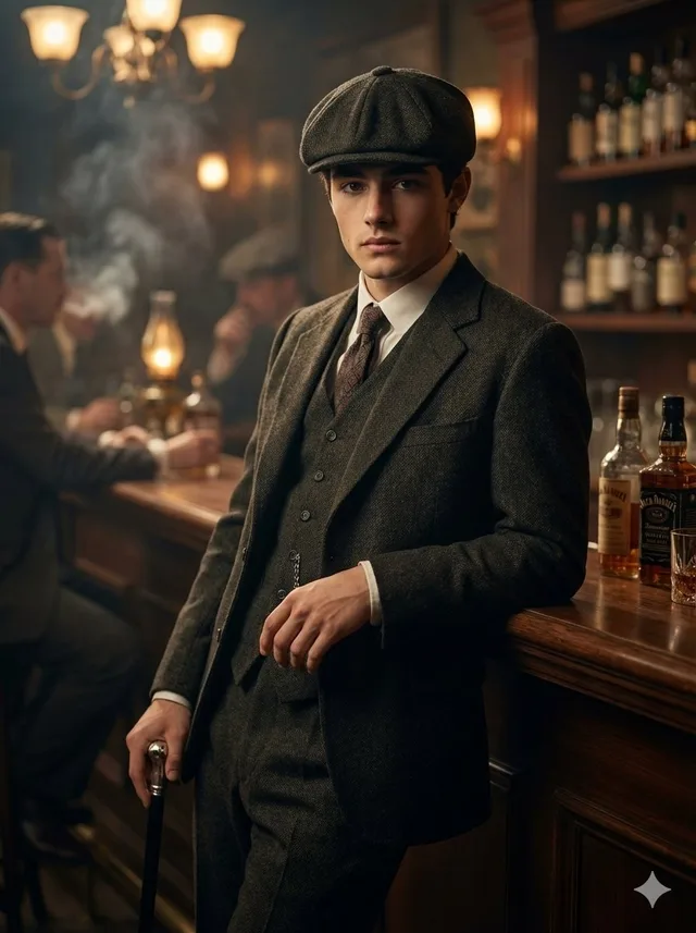 สุภาพบุรุษ Peaky Blinders ในบาร์ยุค 20s
