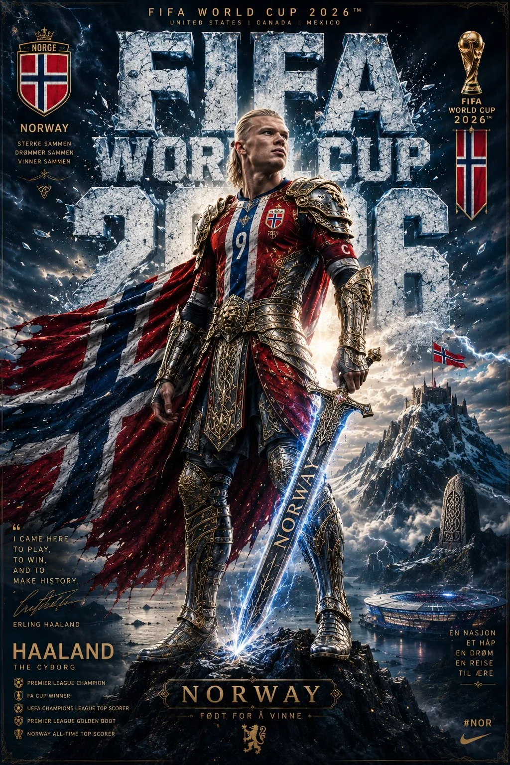 โปสเตอร์นักเตะฟุตบอลโลก 2026 ฉบับอัศวินในตำนาน 2