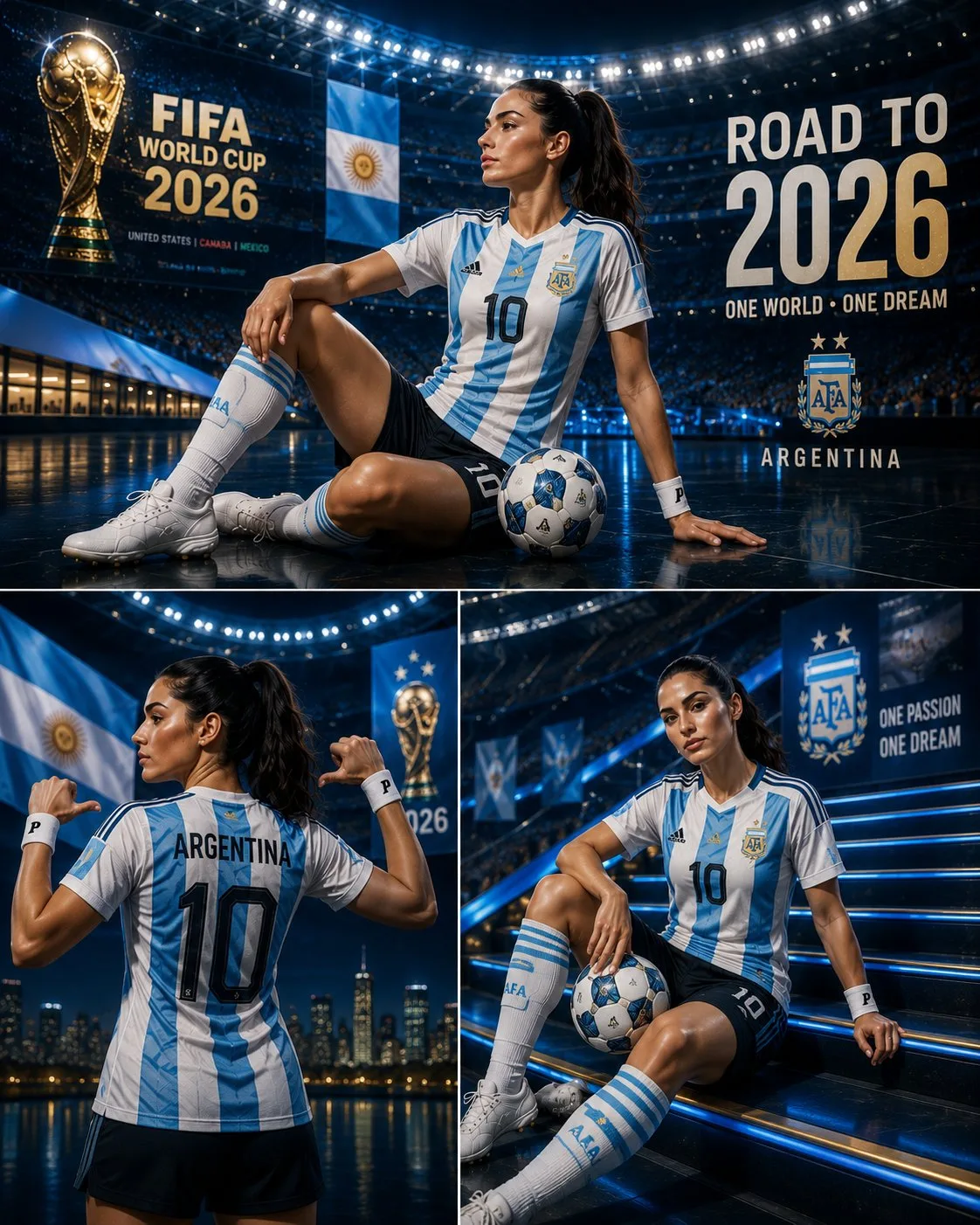 โปสเตอร์กีฬาแฟนบอลหญิงโปรตุเกสบอลโลก 2026 2
