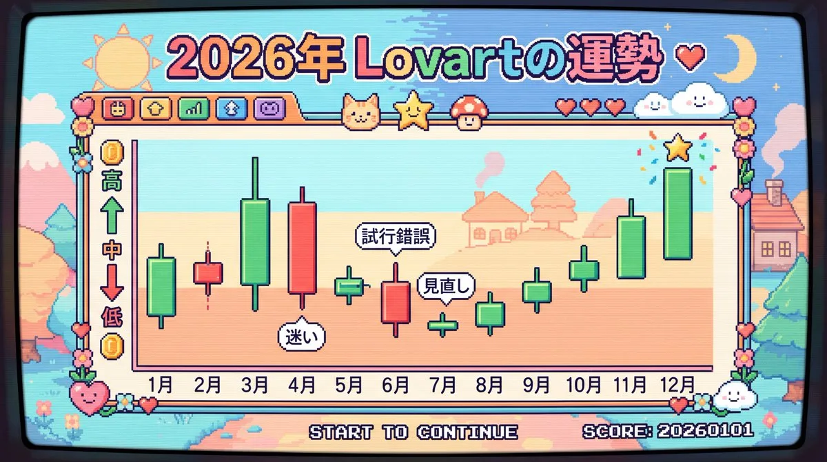 กราฟน่ารักสไตล์พิกเซล: ดวงชะตา Lovart ปี 2026 1