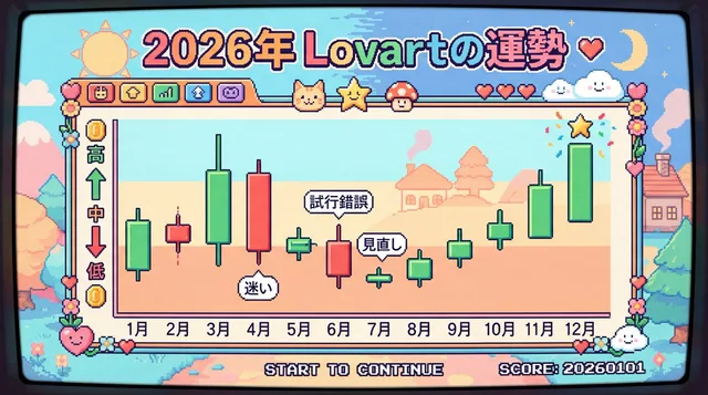 กราฟน่ารักสไตล์พิกเซล: ดวงชะตา Lovart ปี 2026