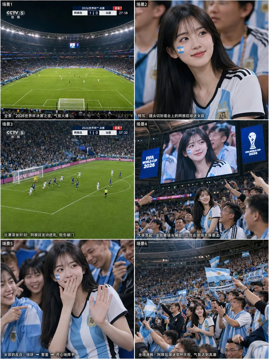 สตอรี่บอร์ดแฟนบอลหญิงอาร์เจนตินาบอลโลก 2026 1