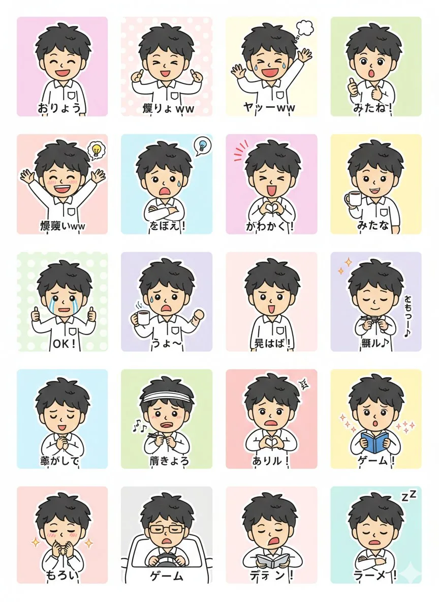 สร้างสติกเกอร์ LINE สุดน่ารัก 30 แบบจากตัวละคร 1