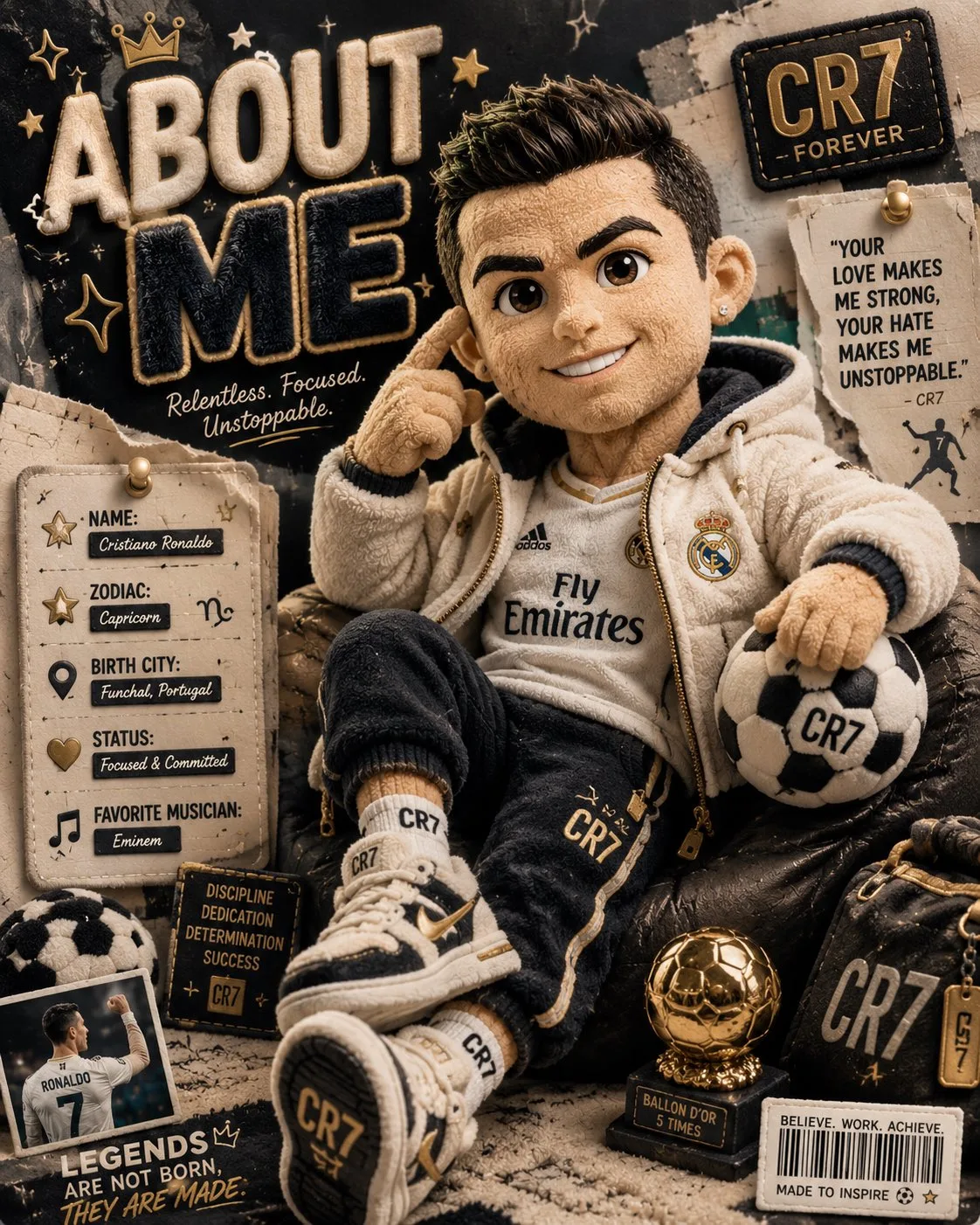 โปสเตอร์แนะนำตัว: ตุ๊กตาผ้าขนปุย 3 มิติ 1