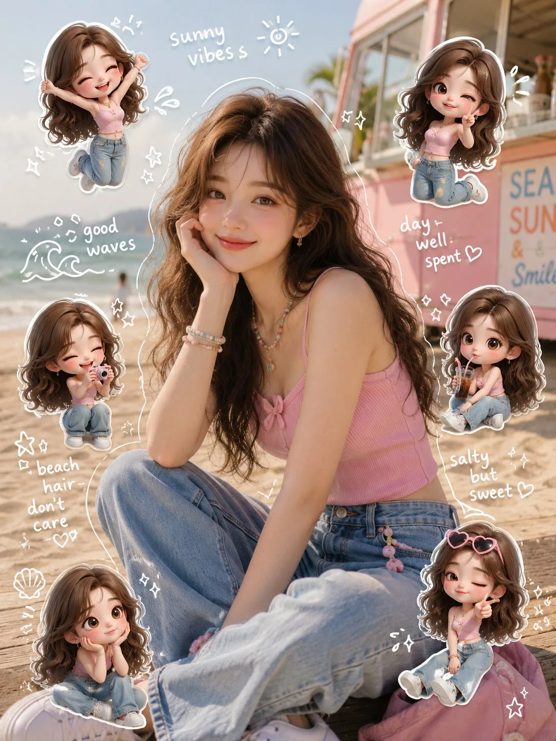 สร้างภาพ 3D คิบิน่ารัก: ตัวละครหลัก & ร่างจำลองมินิ 1