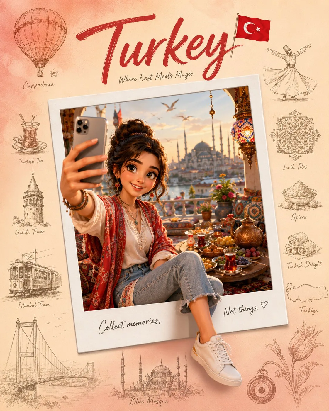 โปสเตอร์ท่องเที่ยวสไตล์พิกซาร์ 3D: ของสะสม 2