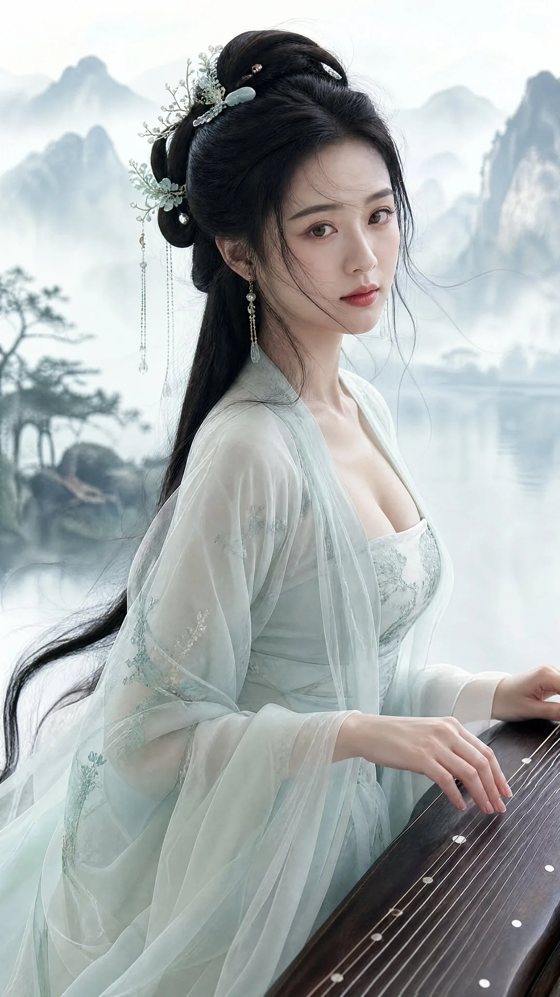 ภาพหญิงสาวจีนยุคใหม่ 4K สไตล์โบราณ 1
