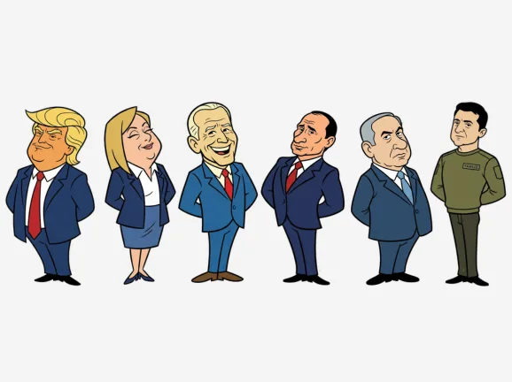 ตัวละครการ์ตูนย้อนยุค Hanna-Barbera สไตล์ 60s