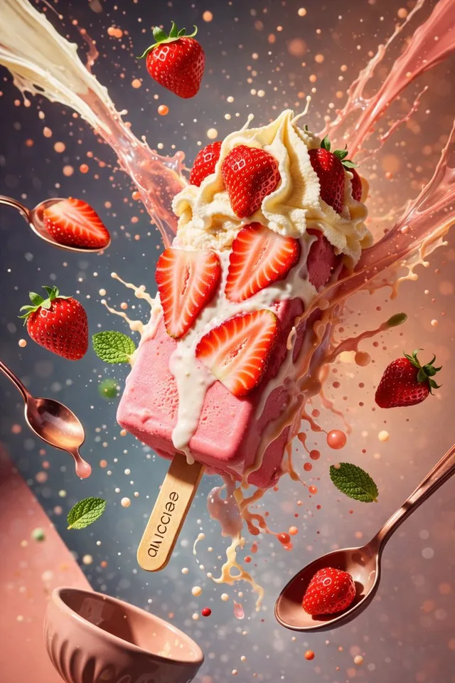 ไอศกรีมแสนอร่อยในแสงเงาภาพยนตร์ 8K