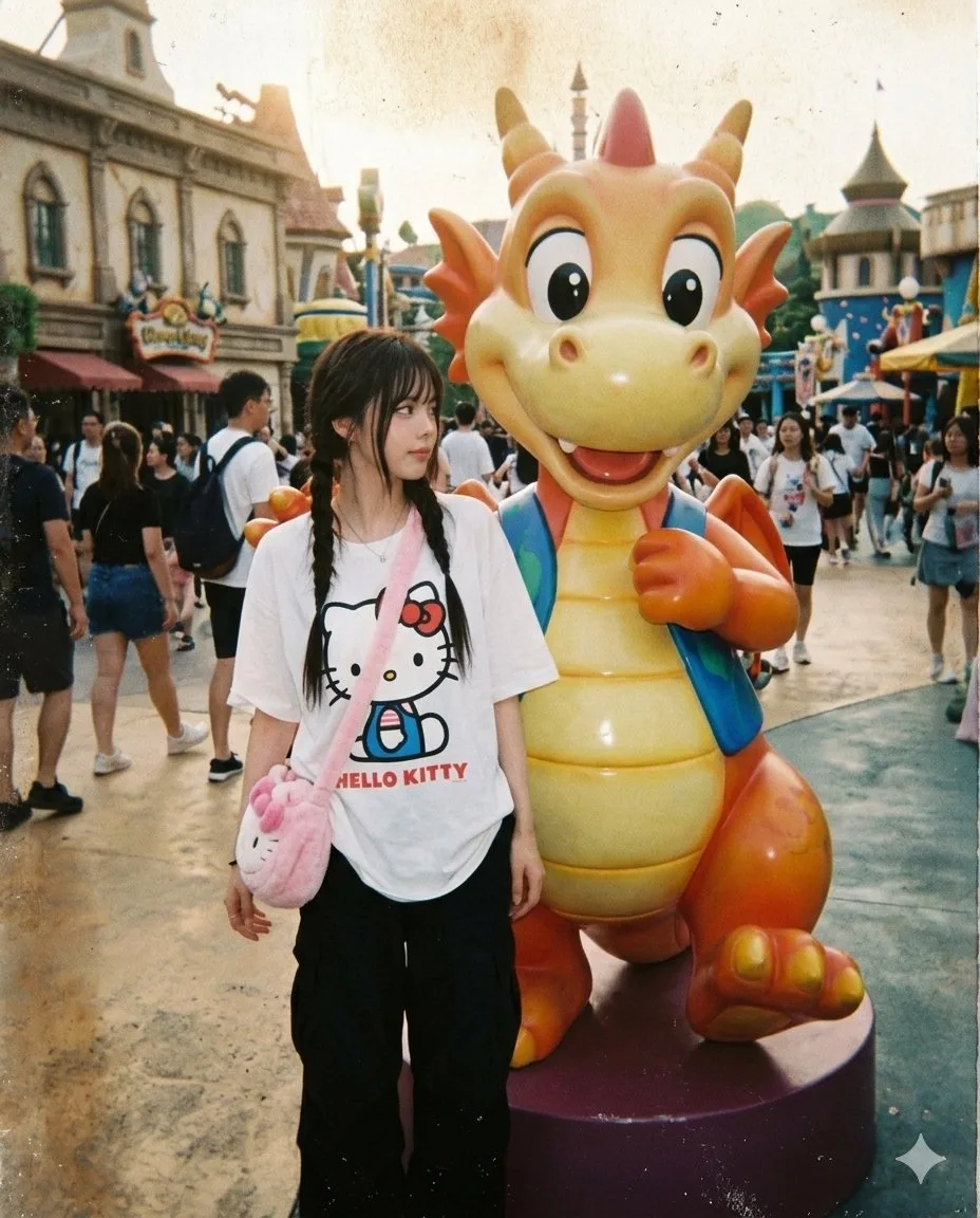 ภาพเก่ายุค 90s จากกล้องใช้แล้วทิ้งในสวนสนุก 1