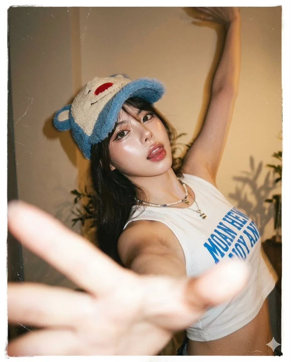 เซลฟี่กล้องใช้แล้วทิ้งยุค 90s ถ่ายในอาคาร 1