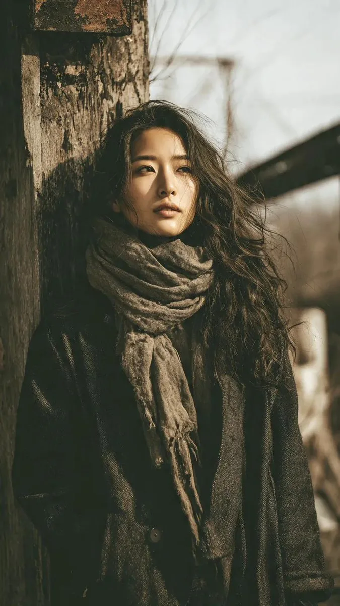 ภาพพอร์เทรตหญิงสาวญี่ปุ่นแนวกรันจ์ยุค 90 1