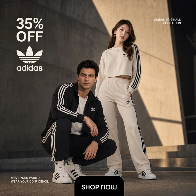 โฆษณา Adidas สุดหรู: แฟชั่นแนวสตรีทระดับพรีเมียม