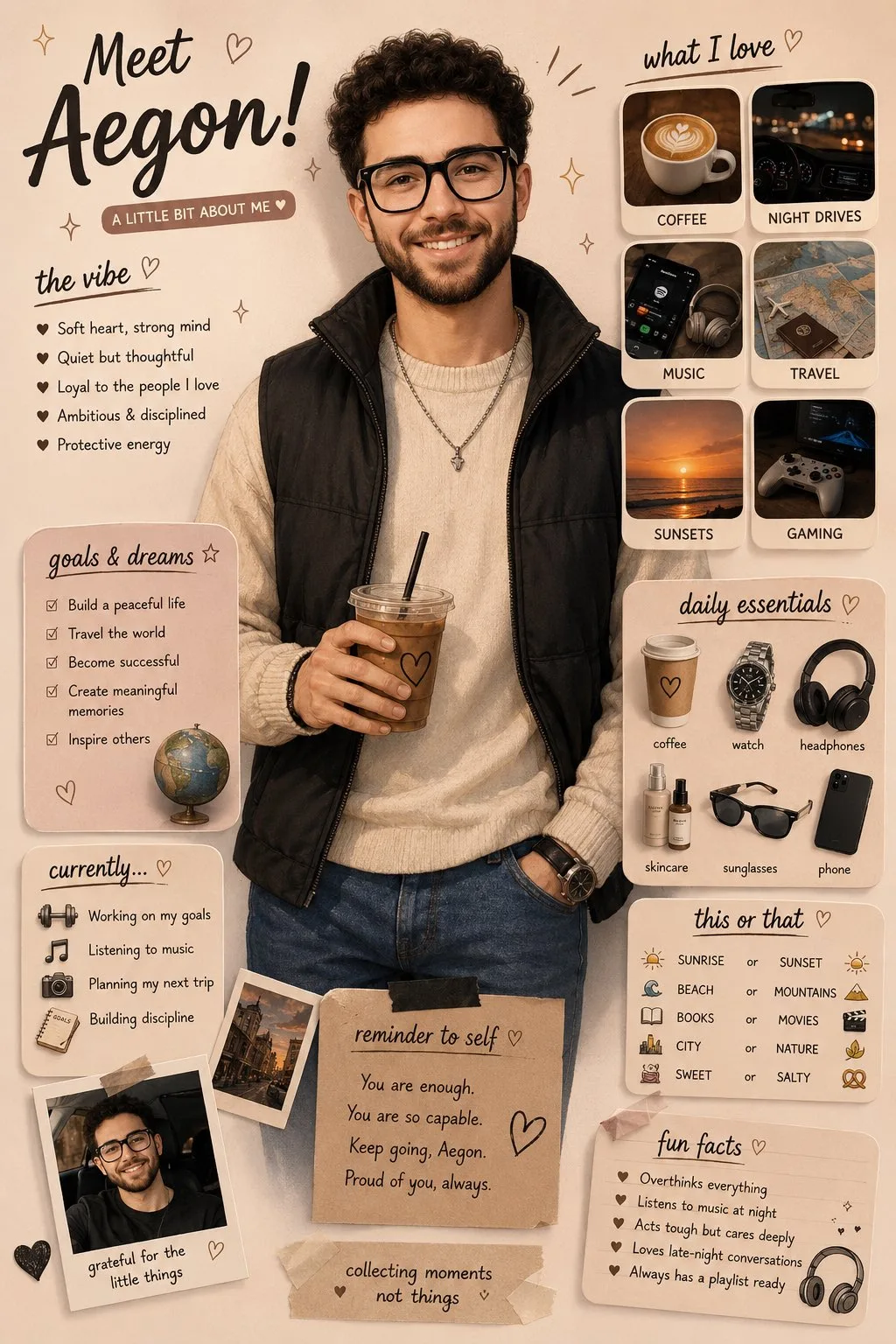 Aegon: โปสเตอร์สไตล์สมุดภาพชายหนุ่มสุดเท่ 1