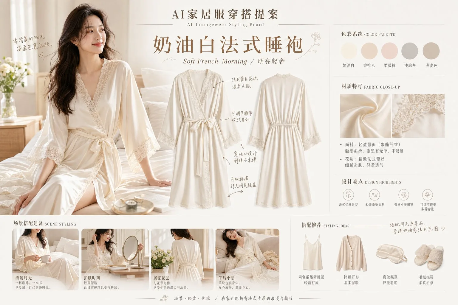 ออกแบบบอร์ดนำเสนอชุดอยู่บ้าน AI 1