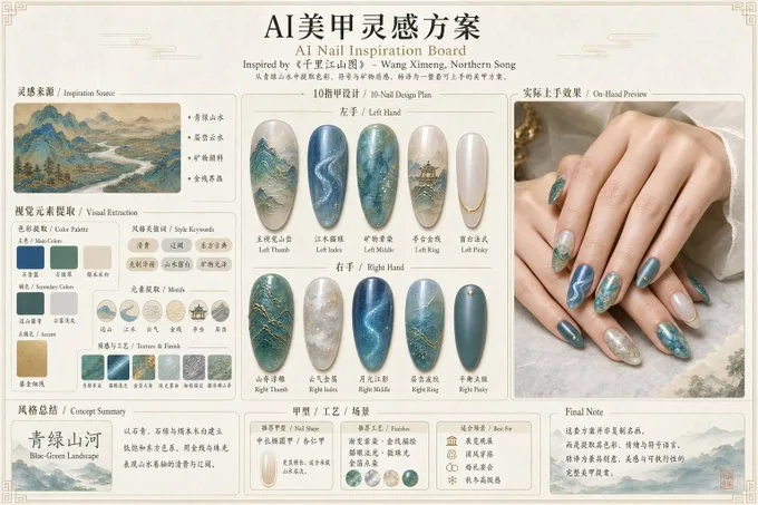 ไอเดียเล็บ AI: สร้างสรรค์ได้ดั่งใจ 1