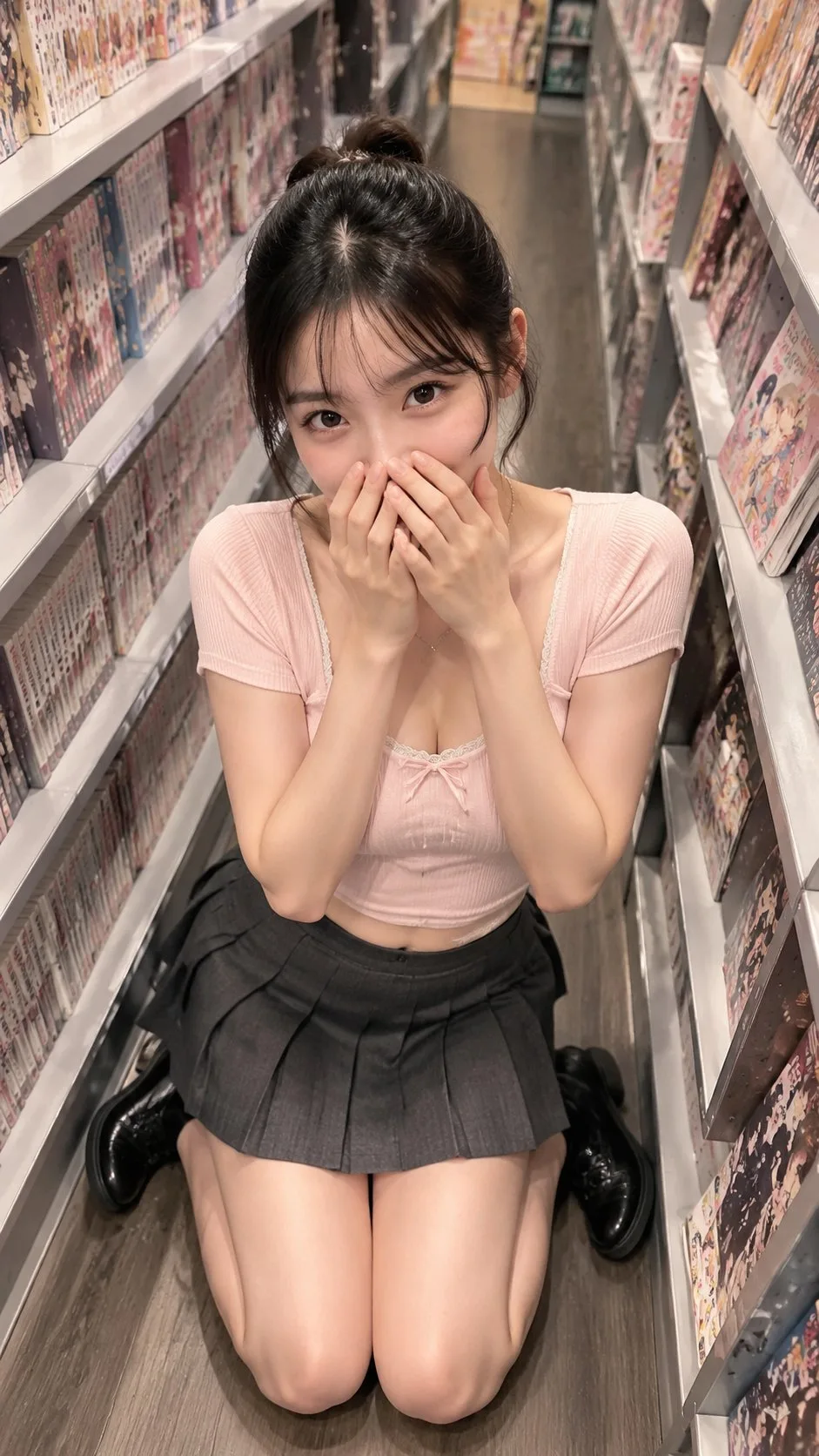 สาวเอเชียในร้านหนังสือ: มองกล้อง ชวนฝัน 2