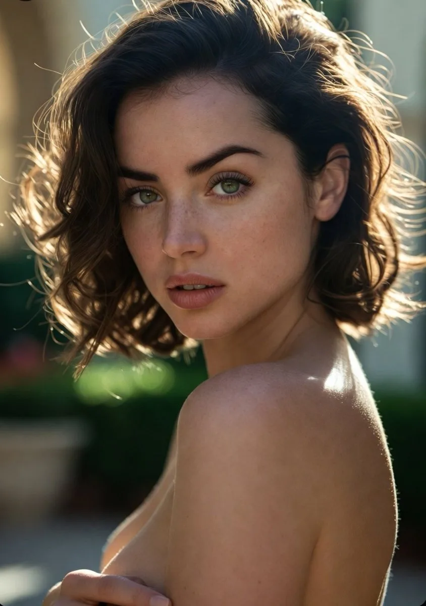 Ana de Armas: ภาพบุคคลเหนือจริง แสงและเงาอันงดงาม 1
