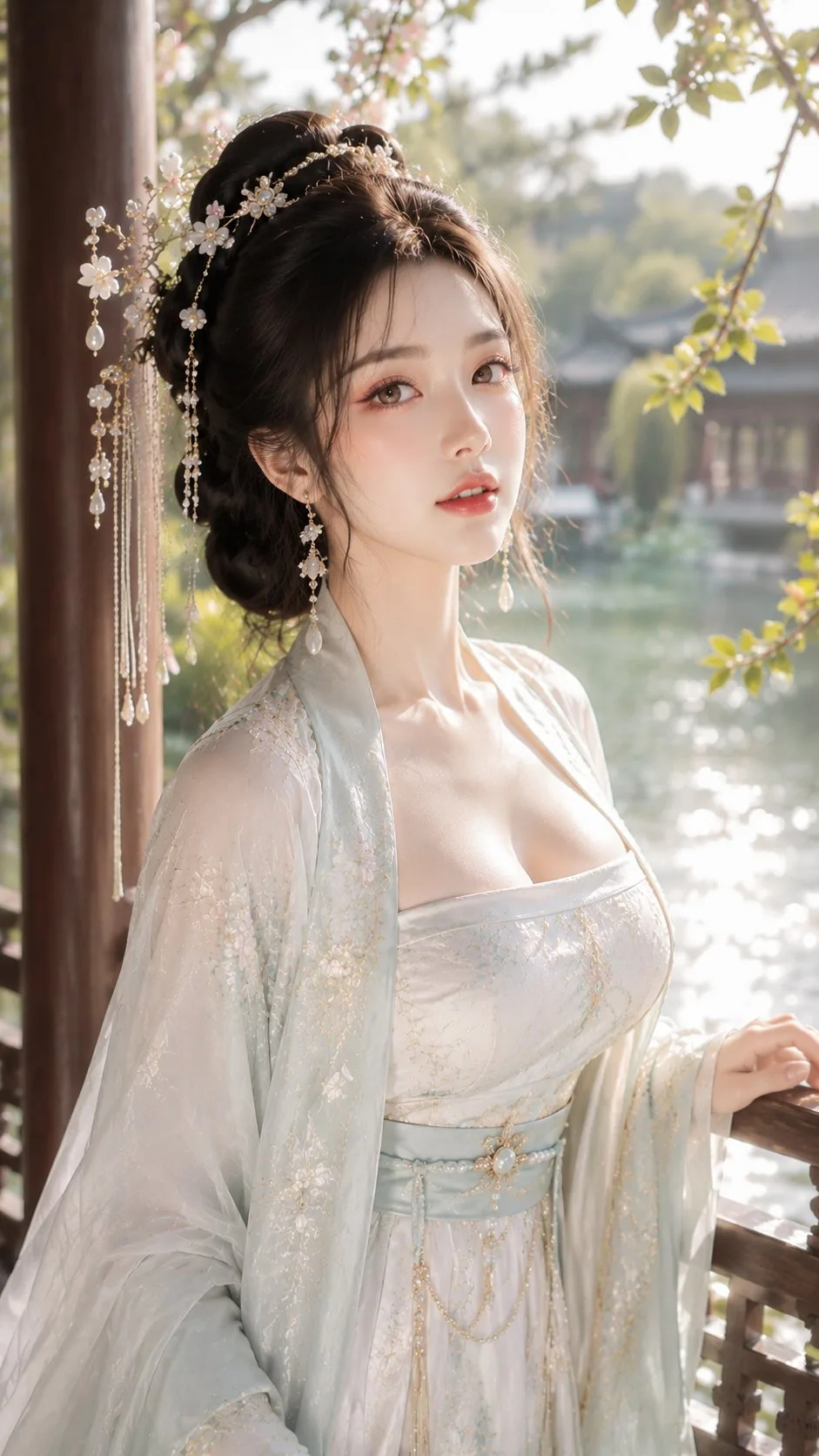 คุณหนูโบราณริมศาลา กลางน้ำเปล่งประกาย 1