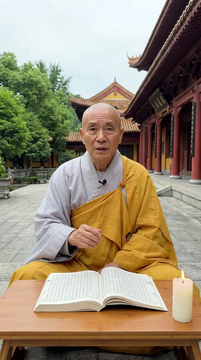 หลวงปู่ผู้ไขแสงธรรมในสวนวัดโบราณ 1