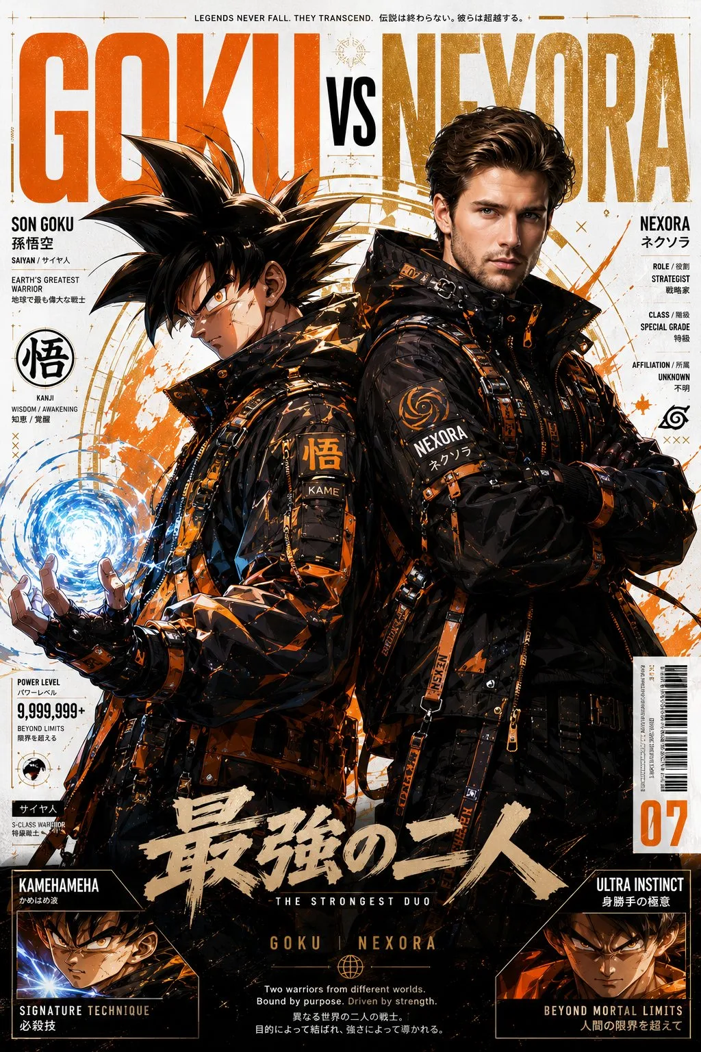 โปสเตอร์อนิเมะไซเบอร์พังค์ x แฟชั่นหรูหรา 1