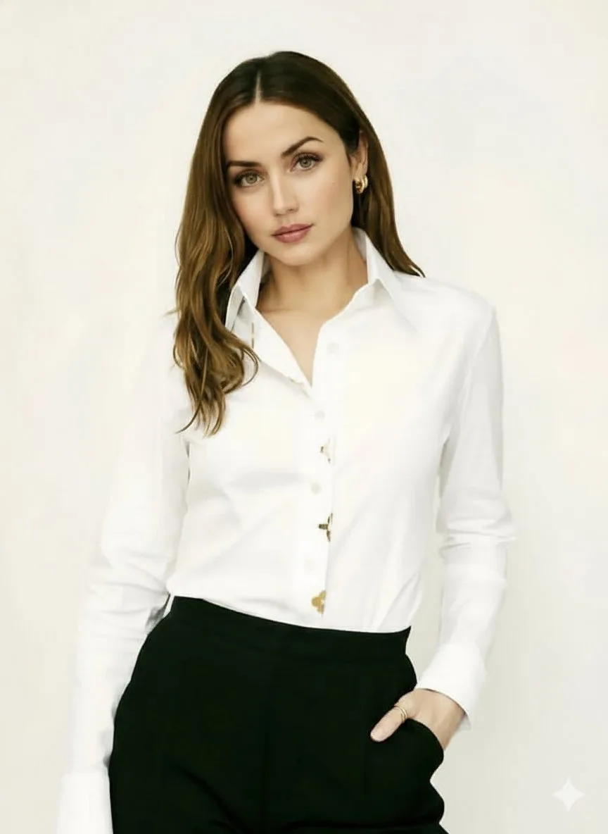 ภาพแฟชั่น Ana de Armas สไตล์มินิมอล 1