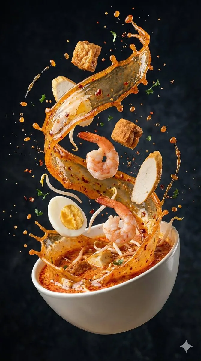 ซุปเอเชียระเบิด: ส่วนผสมลอยกลางอากาศ 1