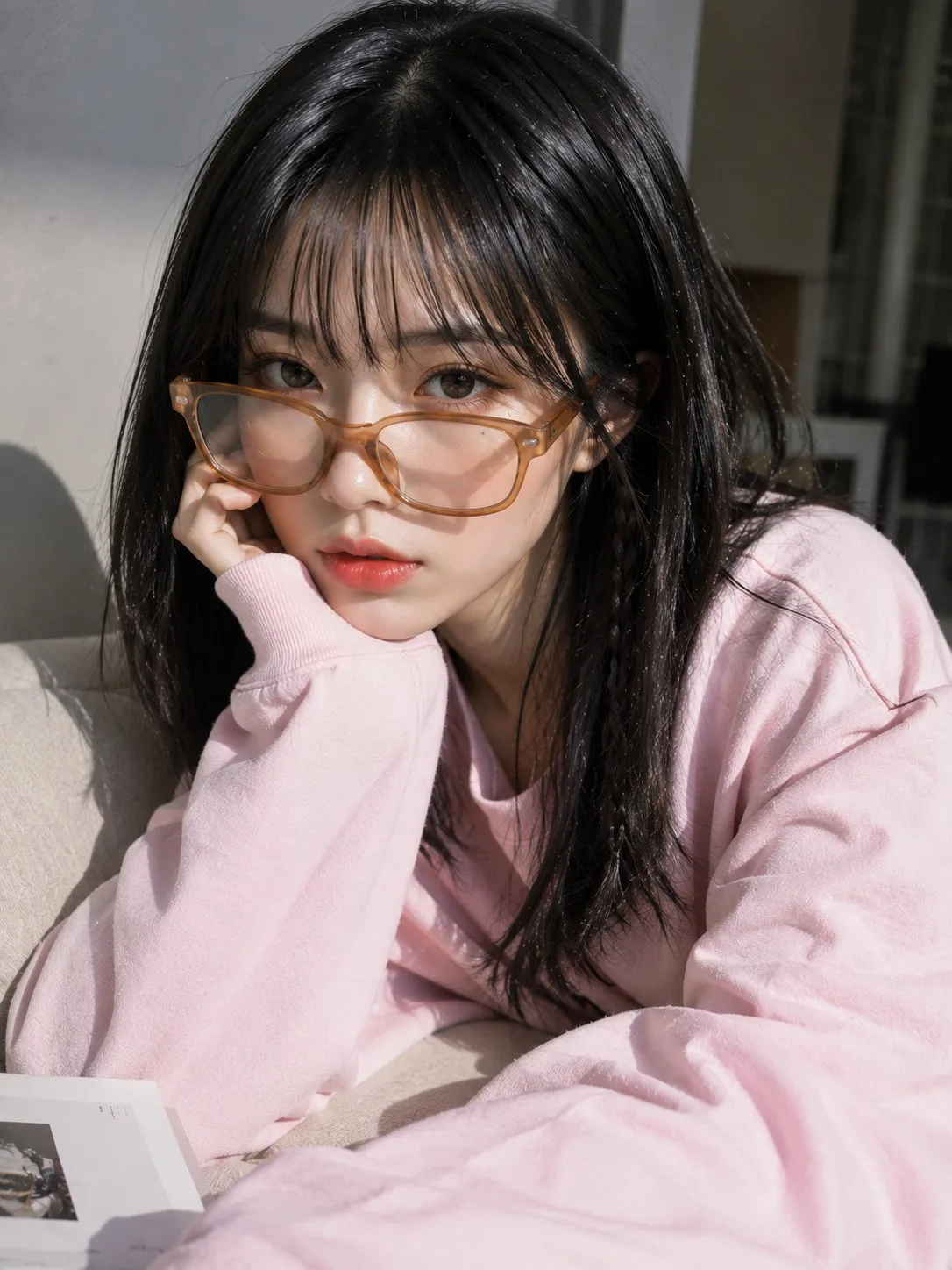สาวเอเชียแว่นตาอำพัน: แฟชั่นสุดชิค 1
