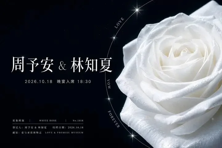 โปสเตอร์ช่อดอกคาร์เนชั่นสไตล์หอจดหมายเหตุโหราศาสตร์ 1