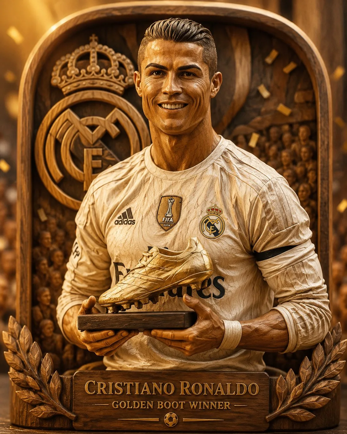 โปสเตอร์แกะสลักไม้: นักกีฬาผู้ยิ่งใหญ่ 2