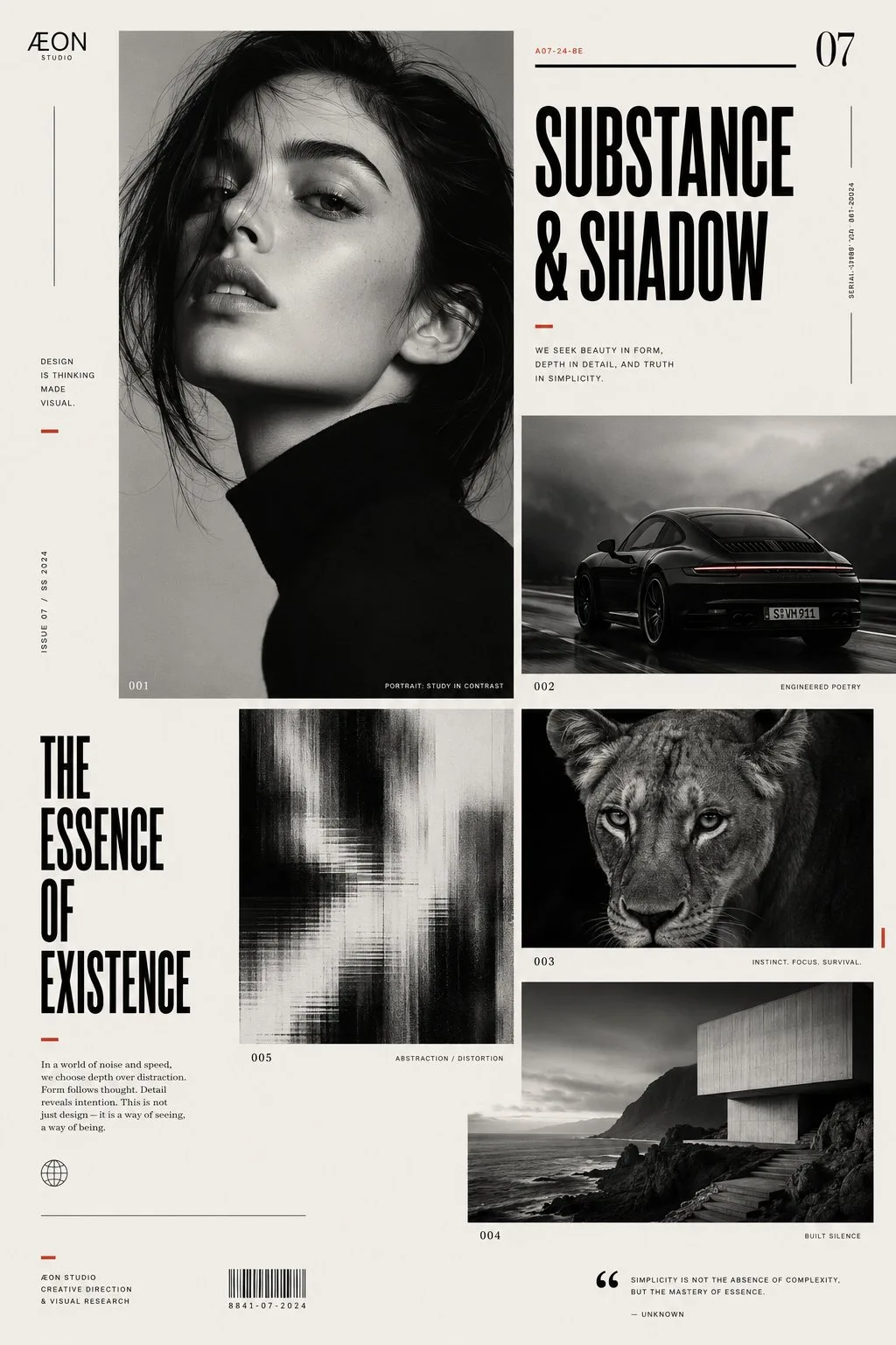 โปสเตอร์ดีไซน์ล้ำสมัย: จัดองค์ประกอบแบบโมดูลาร์ 1
