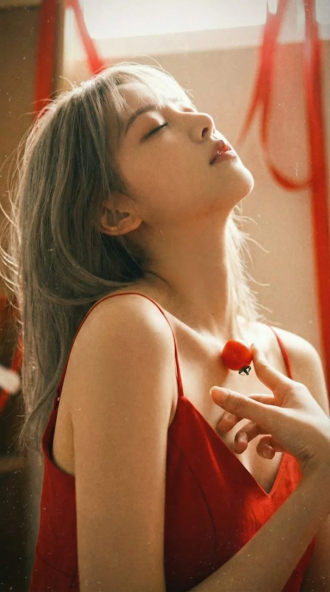 สาวชุดแดงย้อนแสง: สไตล์ญี่ปุ่นสุดเย้ายวน 1