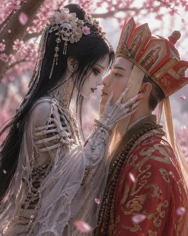 ปีศาจกระดูกขาวแต้มชาดที่หน้าผากถังซัมจั๋ง