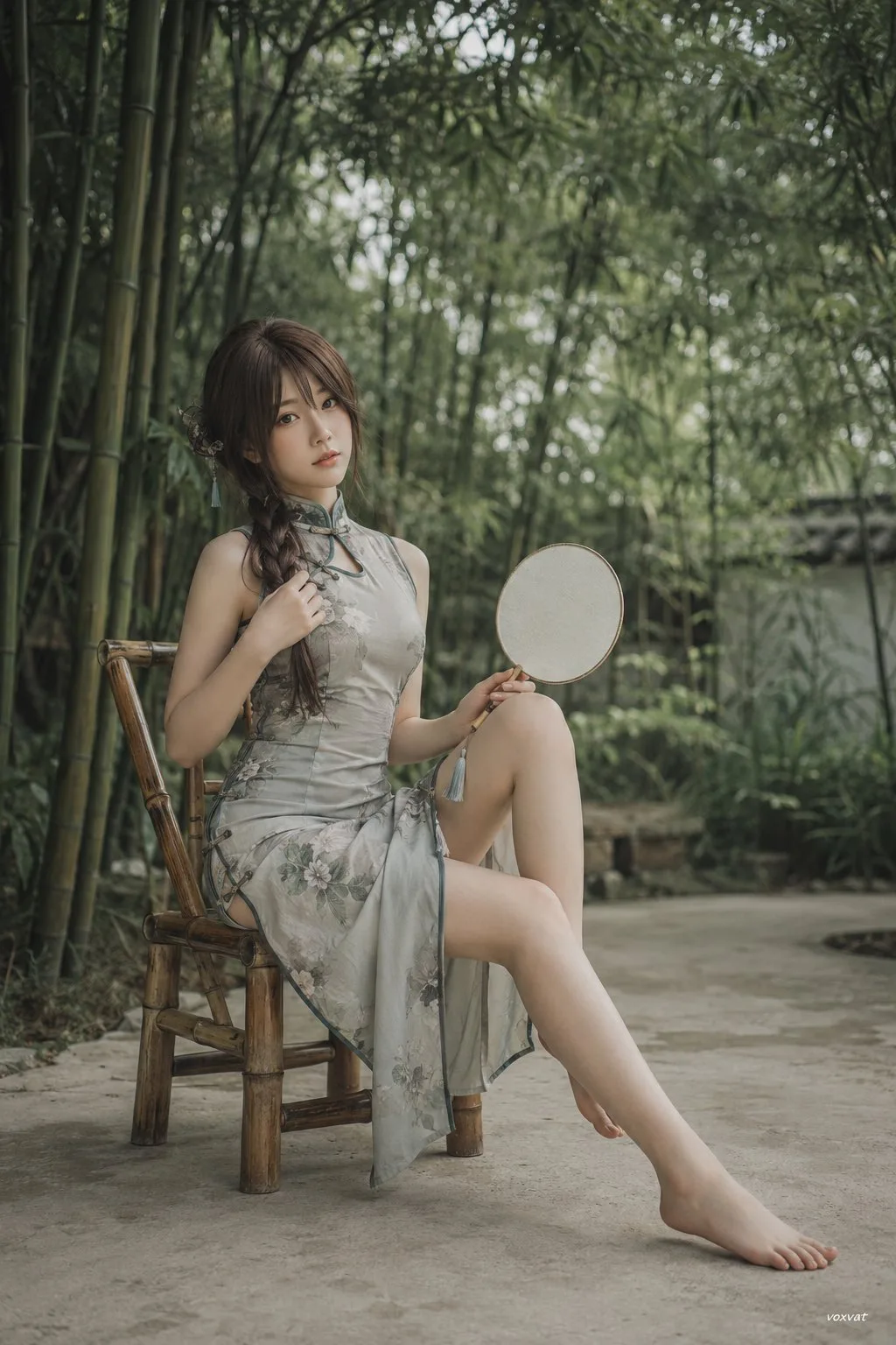 สาวฉีเผาในป่าไผ่: สดชื่นรับลมร้อน 1