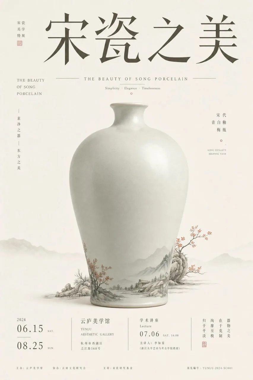 ความงามเครื่องลายครามจีน: โปสเตอร์ศิลปะแบบตะวันออก 1