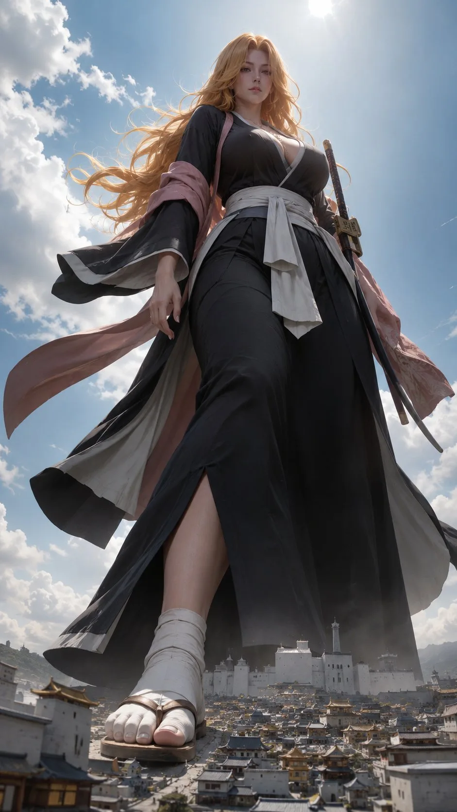 อิลลัสเตรชั่นตัวละครหญิง BLEACH มุมมองแมลง 2