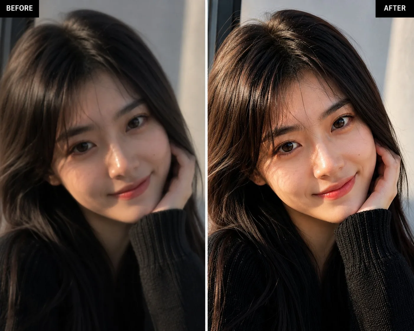 กู้คืนภาพบุคคลเบลอให้คมชัดระดับ Ultra-Realistic 1