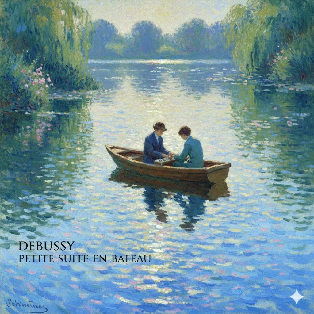 ล่องเรือในน้ำสีฟ้าประกาย: ดนตรีเดอบุสซีในสไตล์โมเนต์ 1