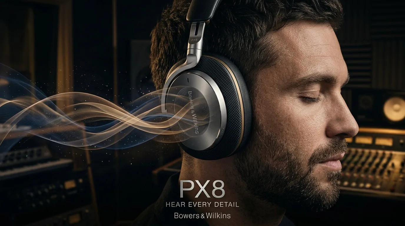 โปสเตอร์โฆษณาหูฟัง Bowers & Wilkins Px8 ระดับภาพยนตร์ 1
