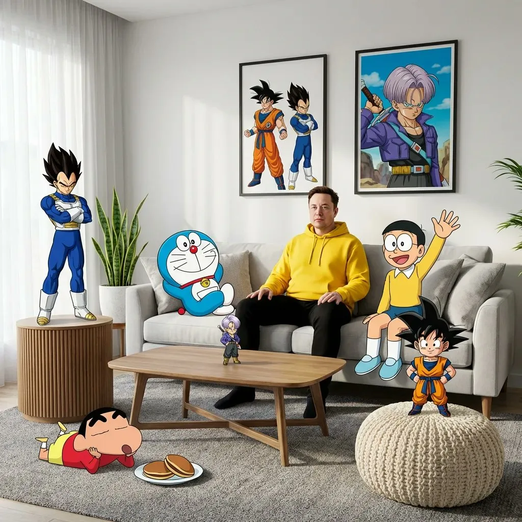 ห้องนั่งเล่นสุดป่วน: เมื่อโลกจริงพบโลกอนิเมะ 1