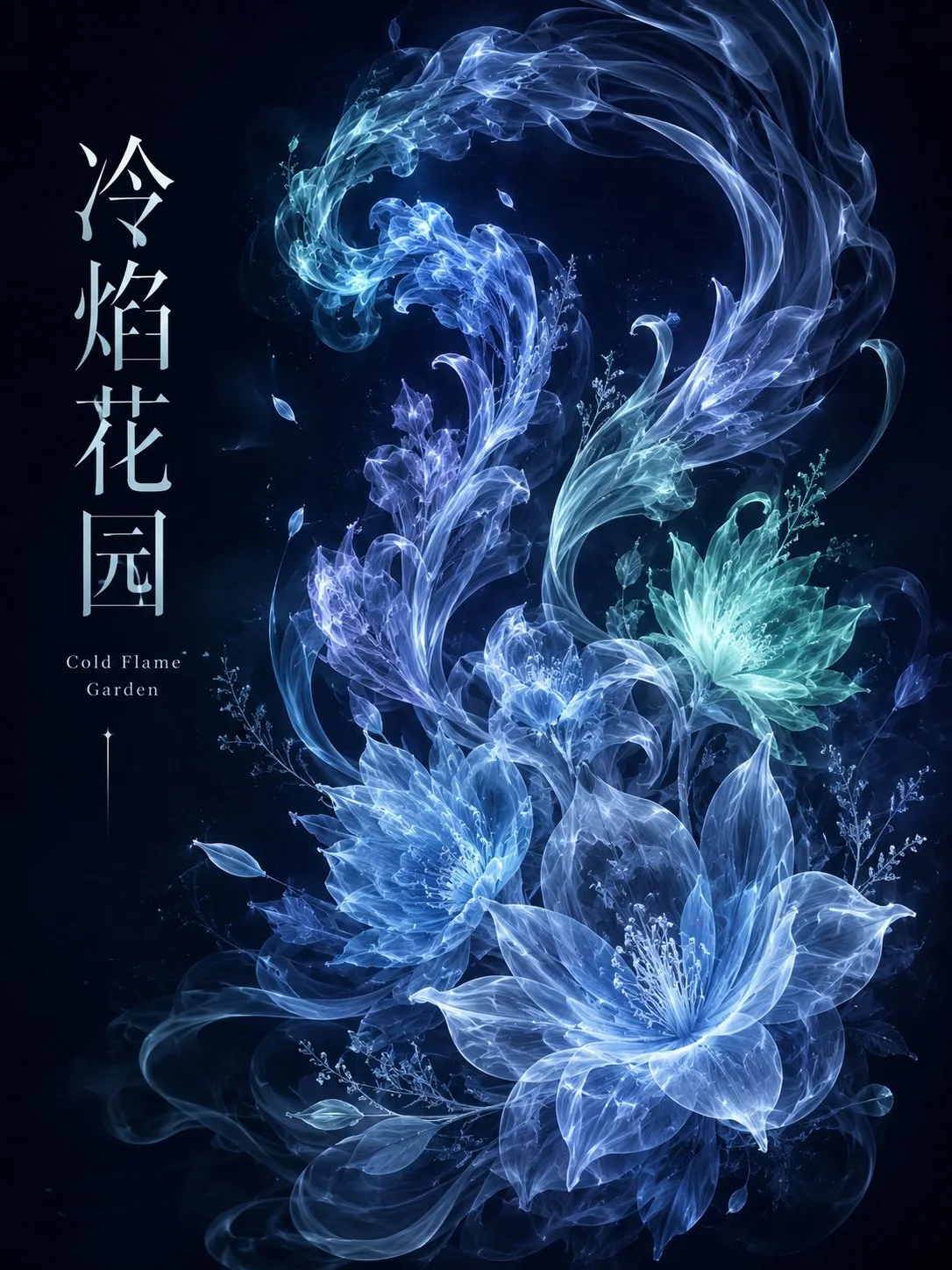 โปสเตอร์นิทรรศการศิลปะดิจิทัล: ดอกไม้หายใจ 2