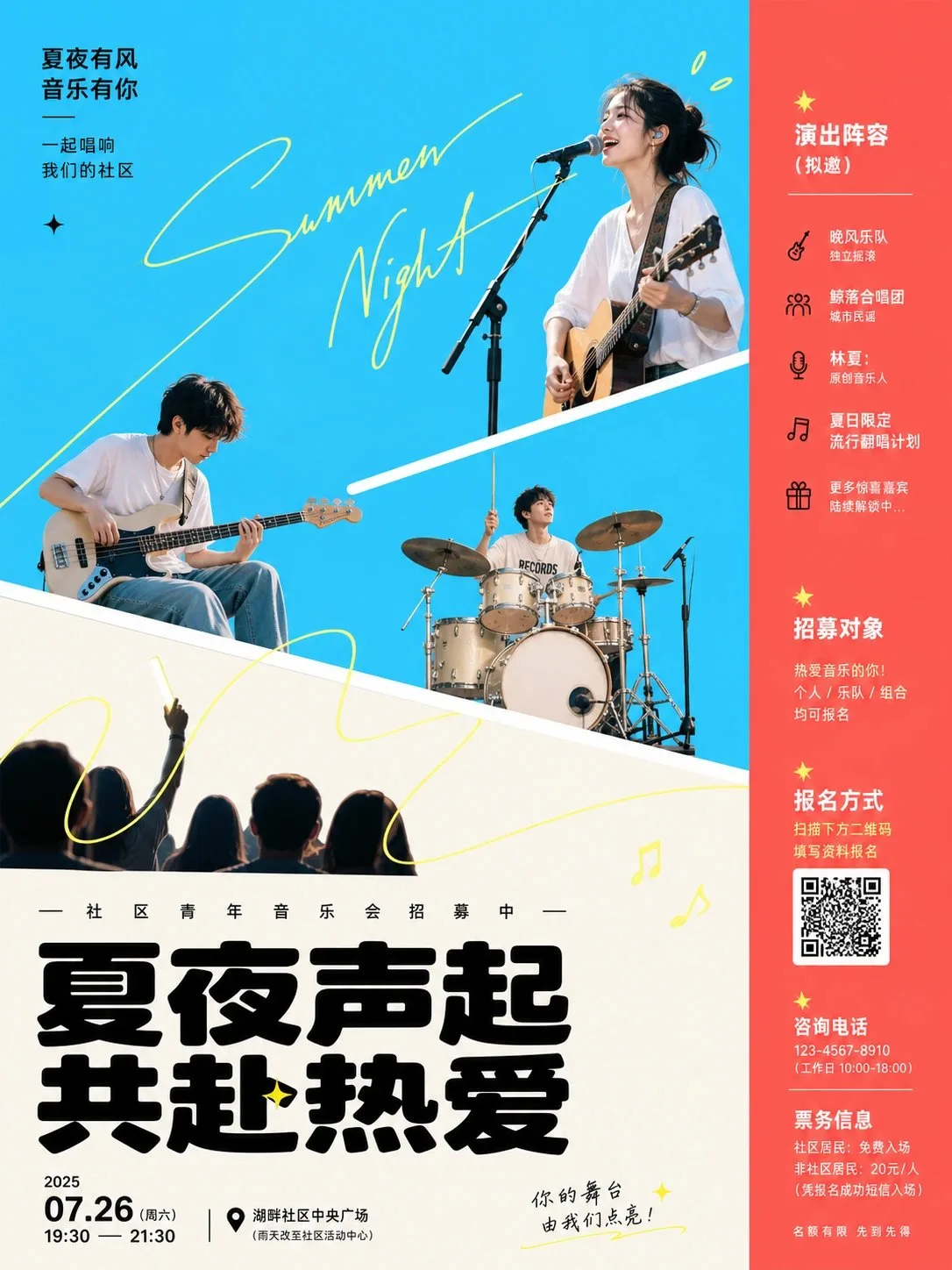 โปสเตอร์เวทีละครสว่าง สะอาดตา 1