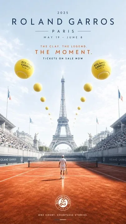 โปสเตอร์เทนนิสโอเพน: สว่าง สดใส มีพิธีการ 1