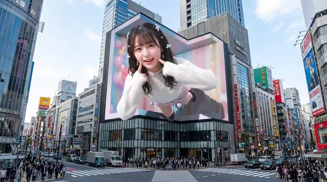 จอ 3D ไร้แว่นยักษ์กลางชินจูกุ: มหัศจรรย์แห่งอนาคต