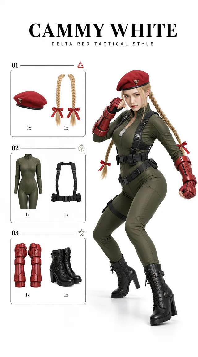 ข้อมูลคอสเพลย์ Cammy White สไตล์ลักชัวรี 1