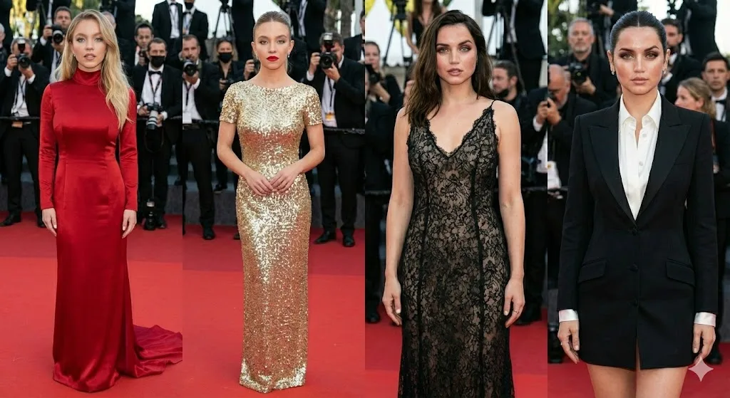 พรมแดงคานส์: ซิดนีย์ สวีนนีย์ และ อนา เด อาร์มาส 1