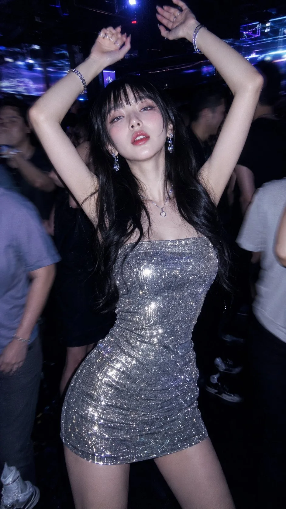 สาวเกาหลีสุดชิคในปาร์ตี้กลางคืน สไตล์ CCD Flash 1