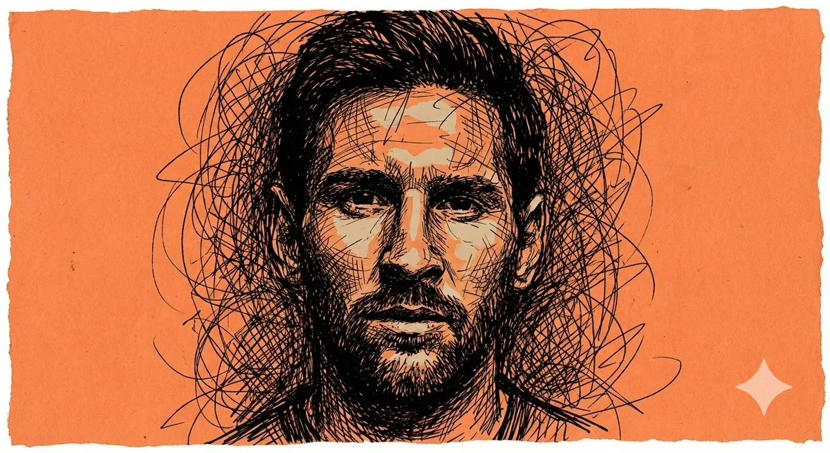 ภาพใบหน้าดีไซน์หมึกดิบ สไตล์โกลาหล 1