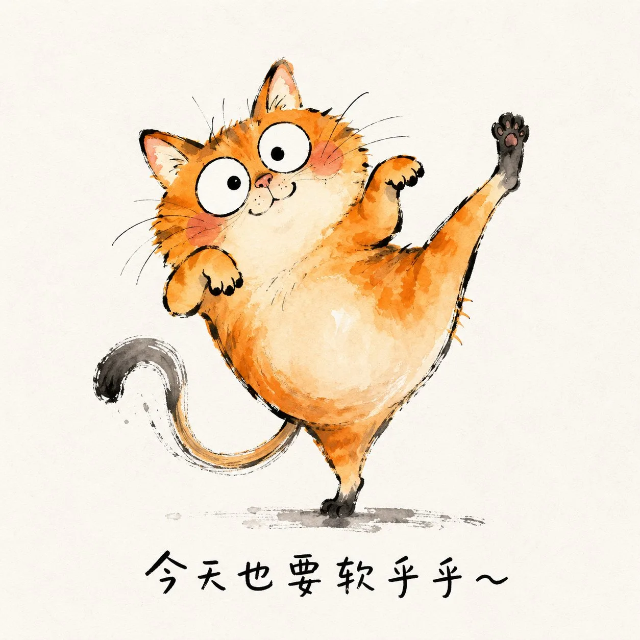 สติกเกอร์การ์ตูนสัตว์น่ารัก สไตล์มือวาด 1